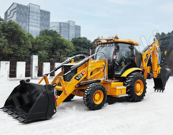 Massive 420G Backhoe Loader In Ghana