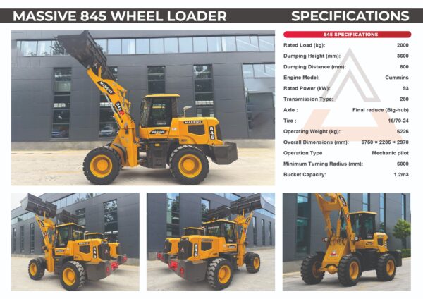 Massive 845 Wheel Loader In Ghana
